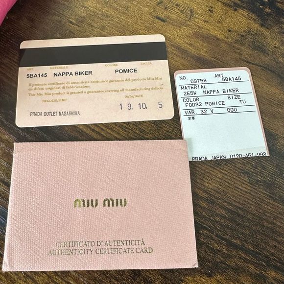 Miu Miu Pink Leather Handbag W/ Certificate of Authenticity - Picture 7 of 16